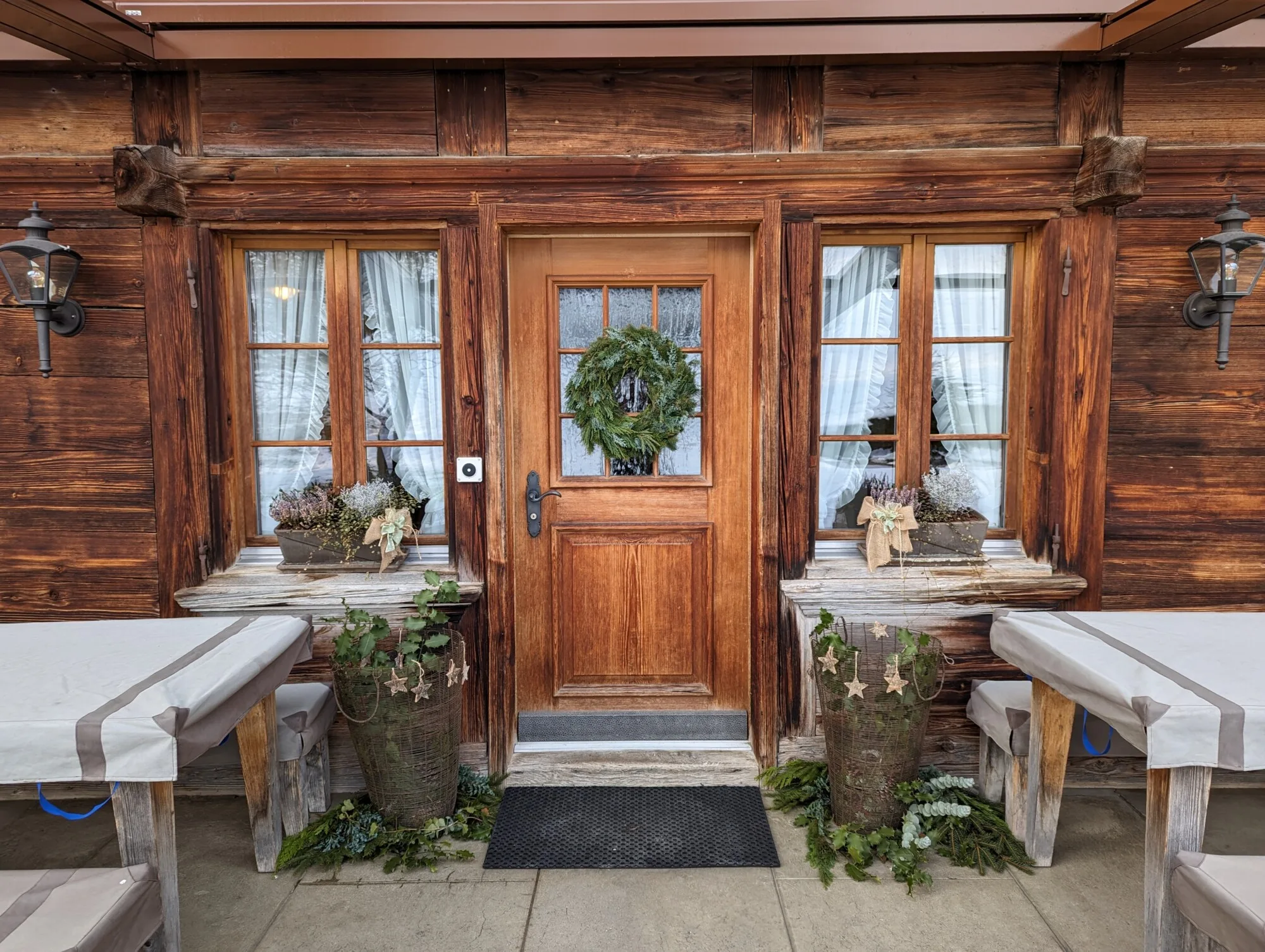 Stilvoller Winter-Apéro im Haflinger Zentrum