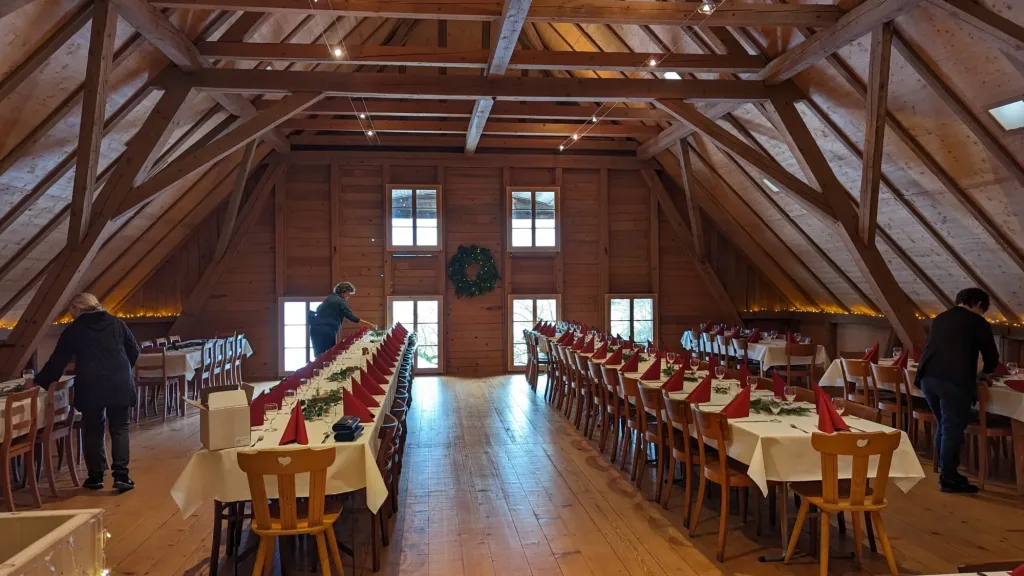 Winterevent im Emmental für Unternehmen im Haflinger Zentrum